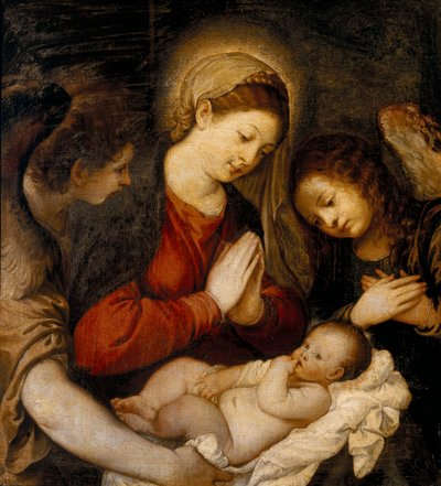 Adorazione del Bambino da Tiziano Vecelli
